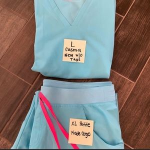 Figs Neon Blue Set
